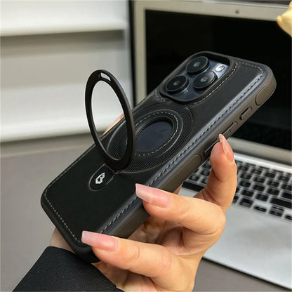 Luxury Leather Stand Case - ShieldMyiPhone