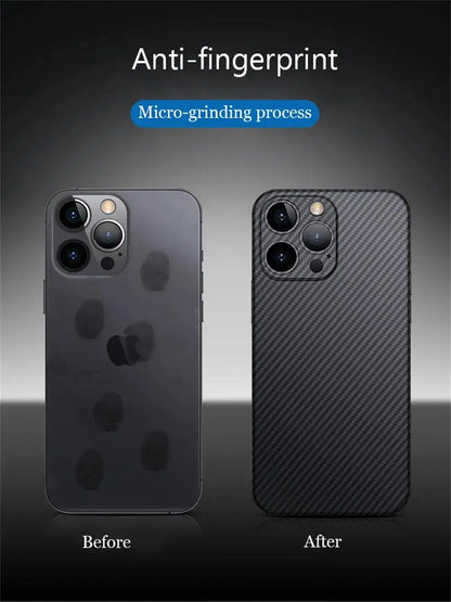 Carbon Fiber Matte Case - ShieldMyiPhone